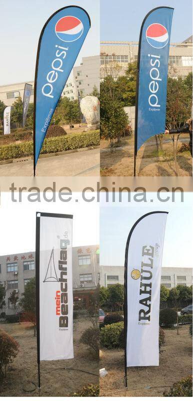 Factory price Advertising Beach Flag cheap on sales