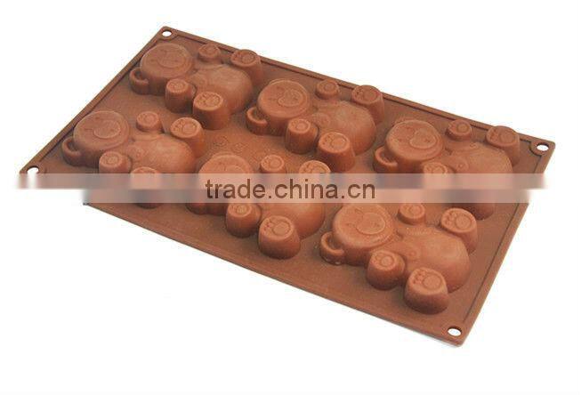 Custom flower shape silicone cake mould