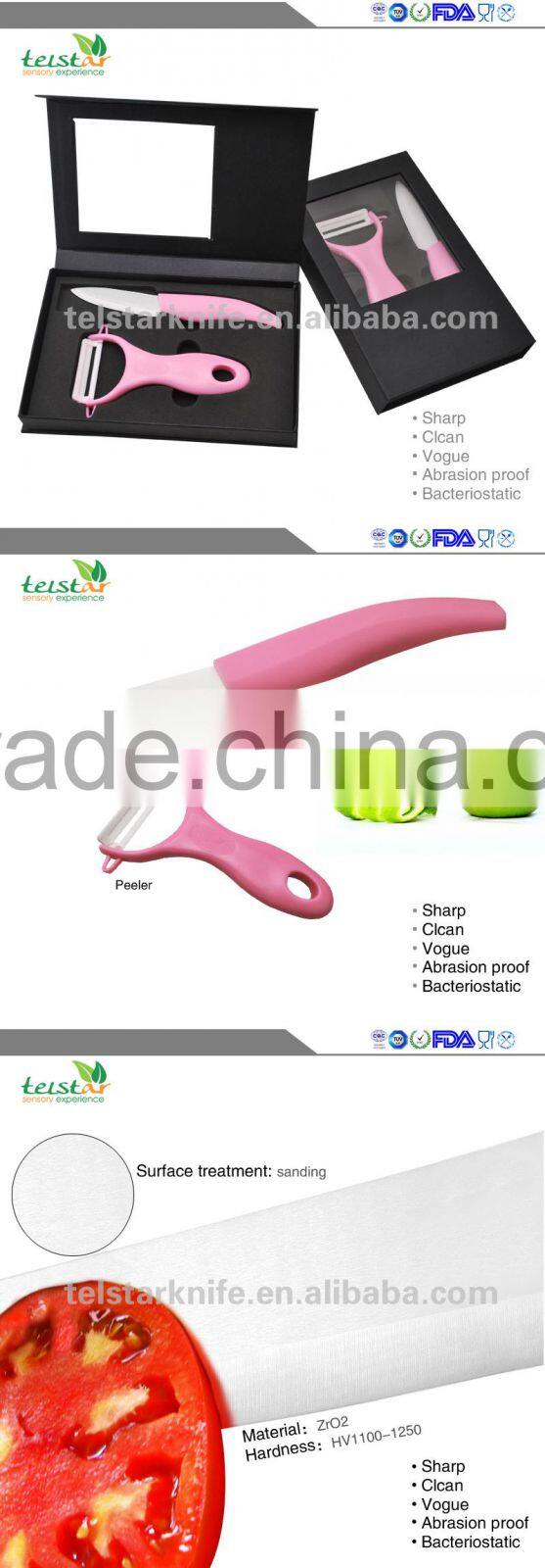 Sales of high-grade environmental protection 2 sharp woolly multi-functional kitchen ceramic paring tools