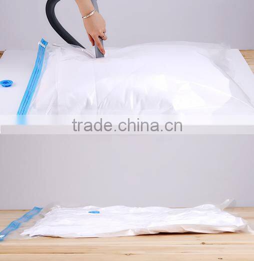 Vacuum storage compression bag PET+PE material for bedding