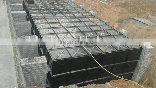 Underground outside stainless steel inside hot galvanized(BDF)tough water tank