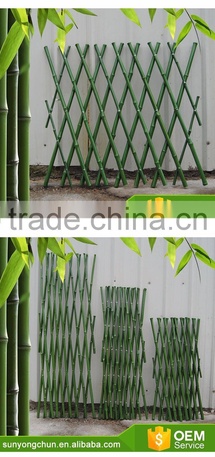 factory sale natural cheap customized plastic coated artificial bamboo fence