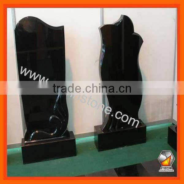 Black Granite Tombstone from China