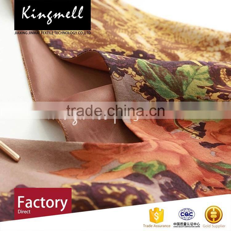 Custom-made fashion silk printing fabric