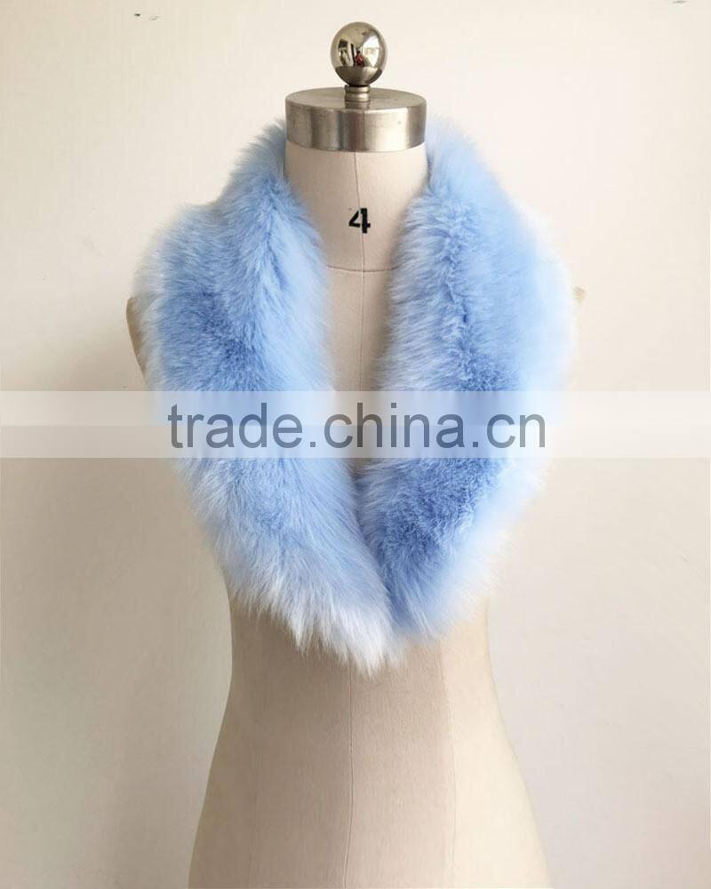 2016 new product Europe style multicolor faux fur scarf woman collar