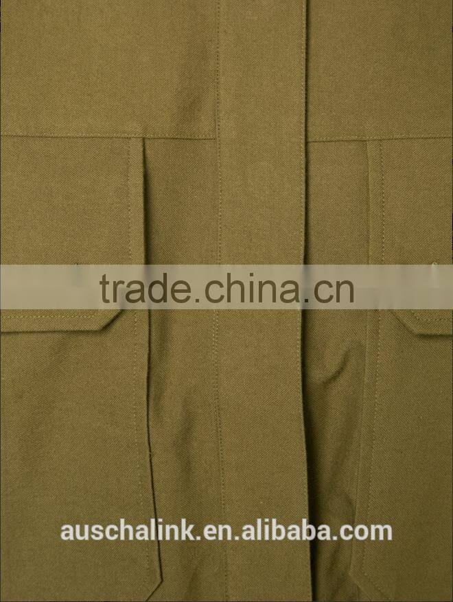 new arrival khaki patch pocket fancy casual shirt OEM service