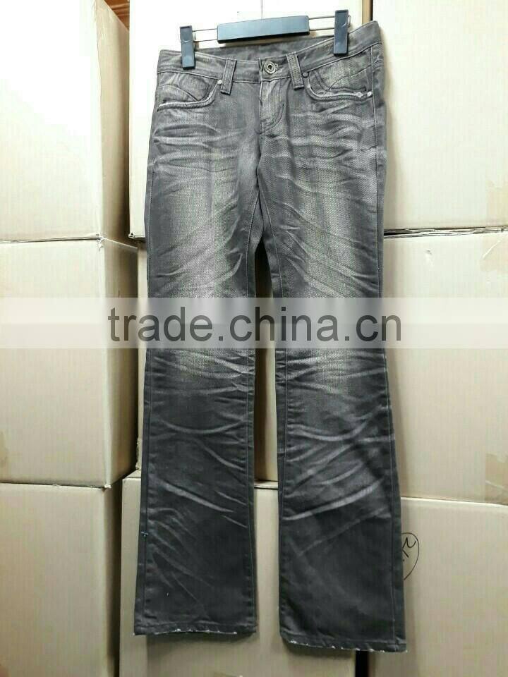 Cheap stock lot sale various Man Woman's Denim jean from Korea