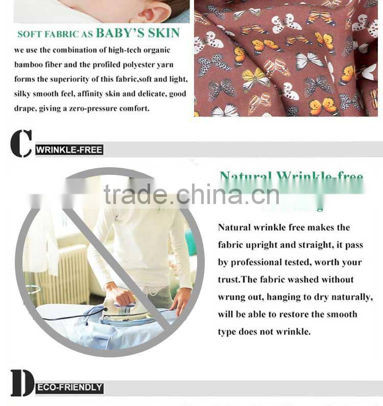 bamboo material, stripe shirt fabric in shaoxing