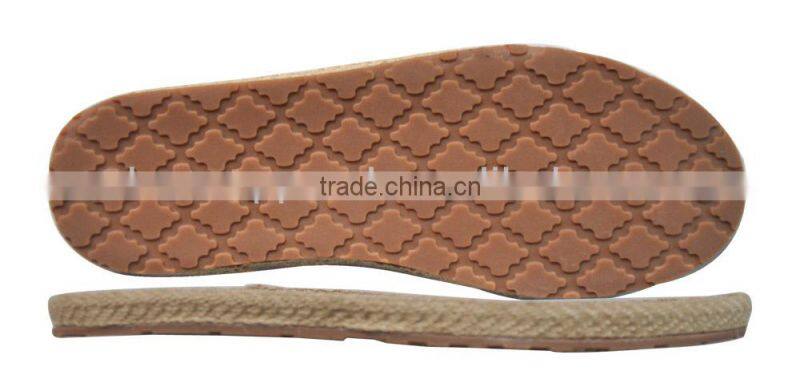Cheap ramie Shoes Sole manufacturers wholesale Rubber sole