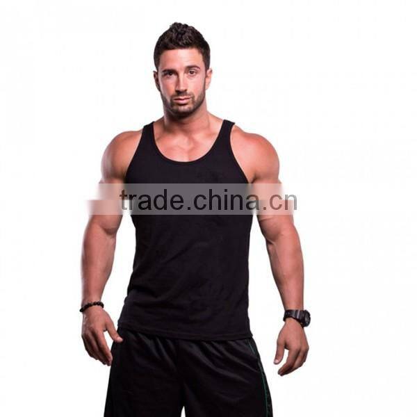 Bodybuilding clothing viscose 95% 5% elastane mens tank top