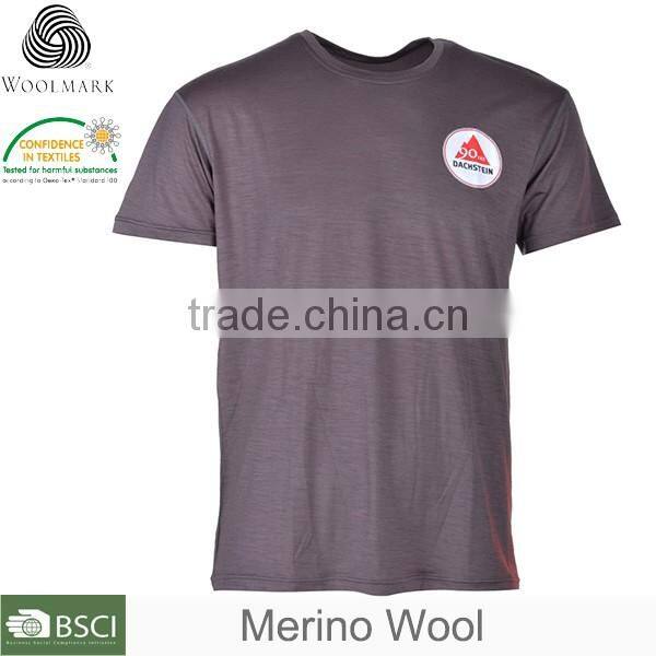 Wholesale custom-made merino wool t shirt