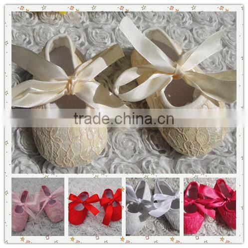 shoes imported from china Factory outlet soft bottom toddler shoes infant Non-slip pure color shoes baby red prewalker wholesale