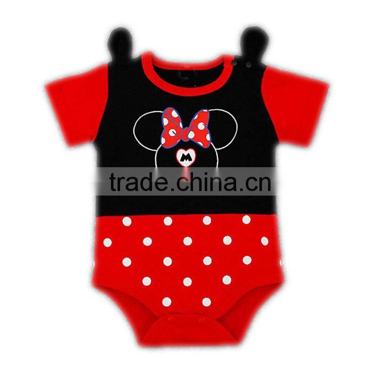Baby Girls boys triangle climbing romper cotton baby jumpsuit new sleepwear cartoon wear