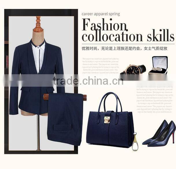 custom designs fancy suit two pieces skirt suits ladies formal pants suits designs