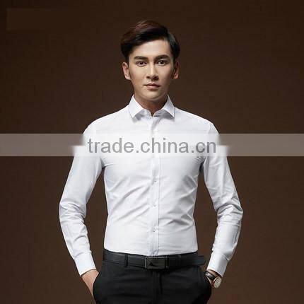 2017 Man Dress Man Shirt Korea Style Fashion Slim Fit Shirts for Men