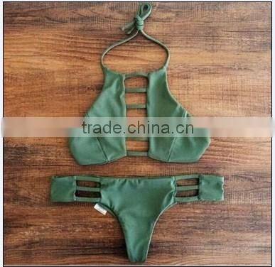 New design women sexy halter top bikini