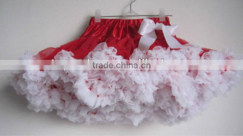 black white baby girl fluffy pettiskirts girl's tutu skirts