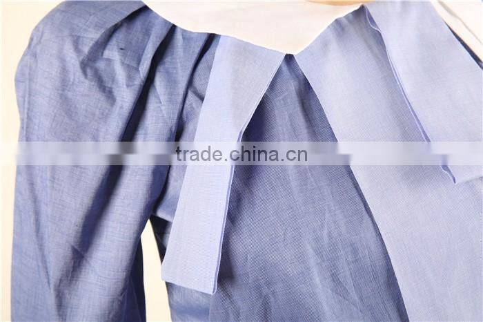 2016 pre-fall collection long sleeve women new blouse neck design