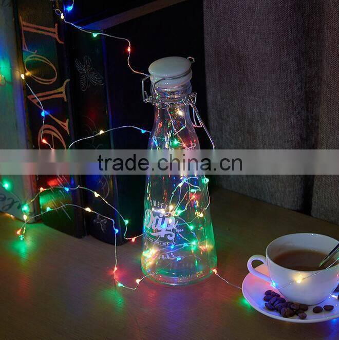 Hot sale LED colorful copper wire shaped waterproof lamp usb battery power festival wedding decoration light