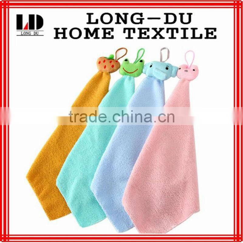 cheap solid color soft terry cotton tea/kitchen towel