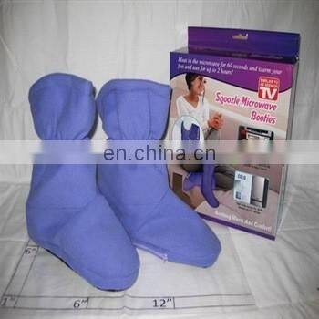 Cozy boots microwave booties Microwavable foot warmers