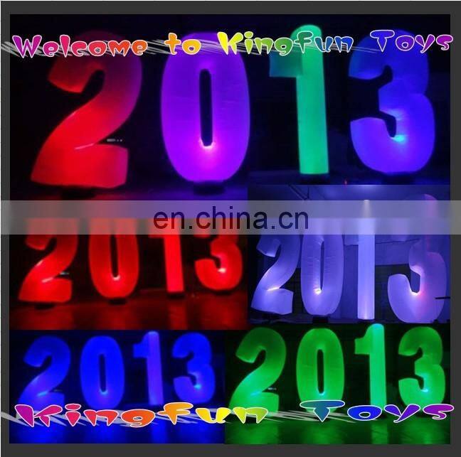 LED hanging inflatable wedding heart