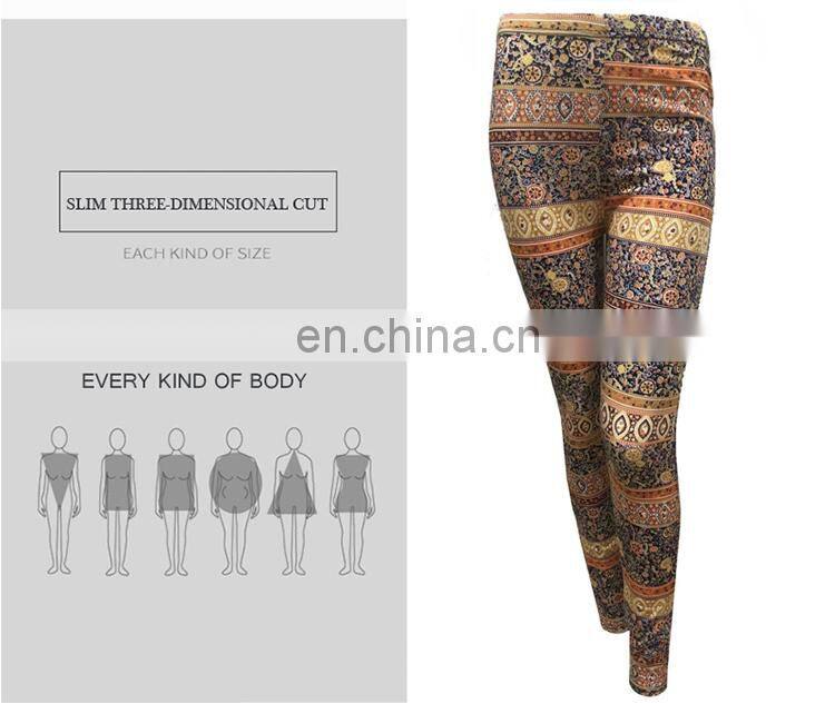 Custom Printing Fashion Activewear Wholesale Tight Womens Leggings
