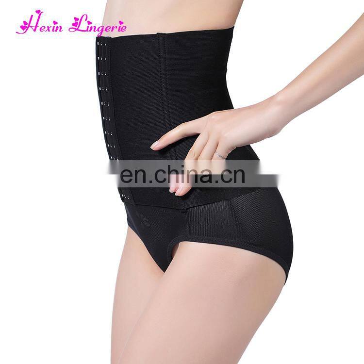 Drop Ship Abdomen Custom Service Control 4 Steel Boned Sliming Waist Trainer Belt