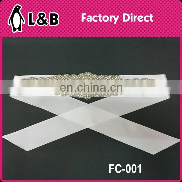 best selling crystal rhinestone belt for wedding dress