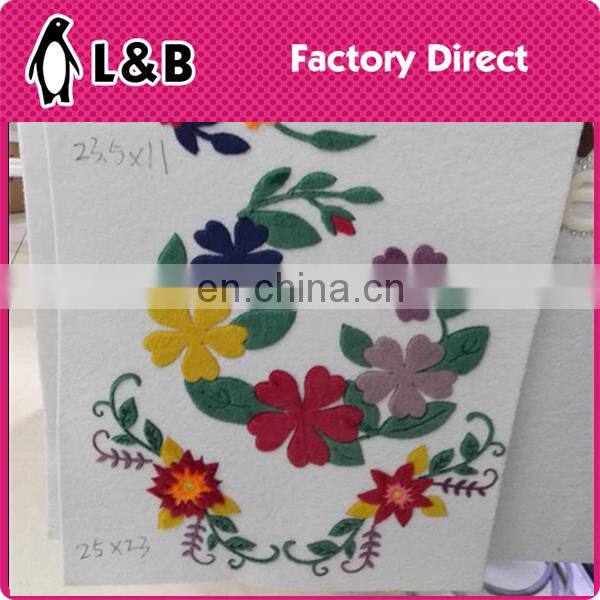 High quality wholesale new design decoration patch hot fix flower motif