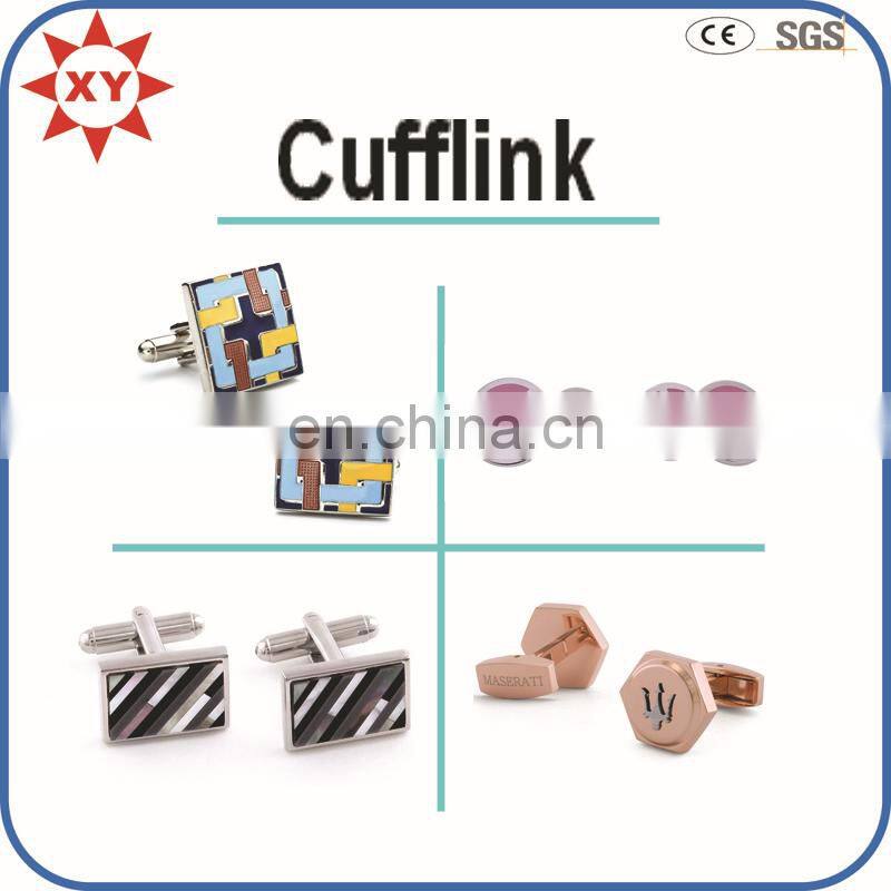 High quality custom metal material cufflinks