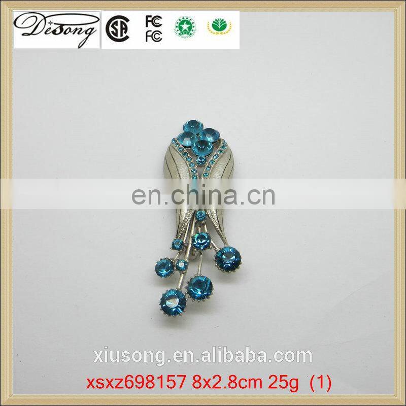 Flower Pearl Jewelry Bridal Crystal Rhinestone Brooch in stock