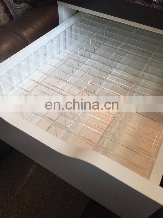 Acrylic Pressed Compact Powder Display Stand/Cosmetic Storage Display for Pressed Powder
