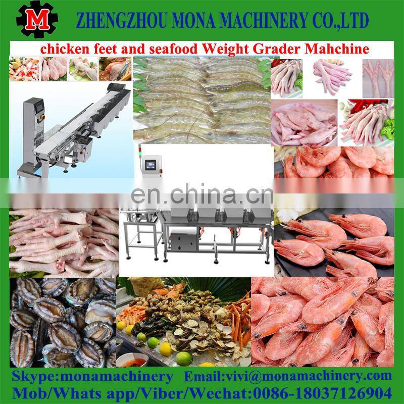 Useful seafood sorting grading machine with lowest price