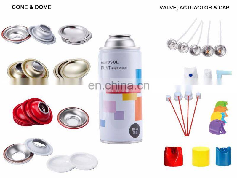 Metal Stem Metered Aerosol Valve with L Shape Actuator