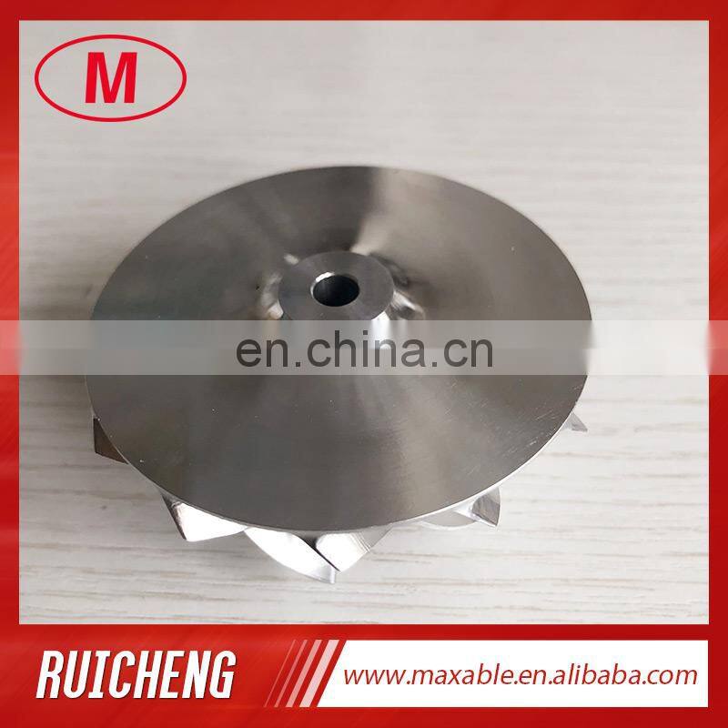 B03G 1862-123-2001/1862-123-0002 6+6 blades 47.70/62.00mm high performance milling/aluminum 2618/billet compressor wheel