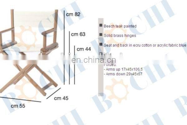 Marine Foldable and Wooden Director Chair