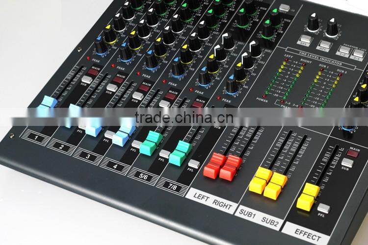 portable 12 channels professional sound system audio power mixer YM160