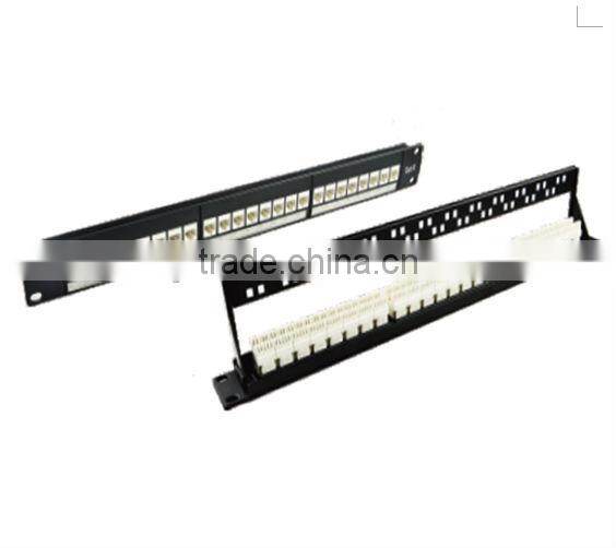 high standard 24 Port matel Cat6 Patch Panel