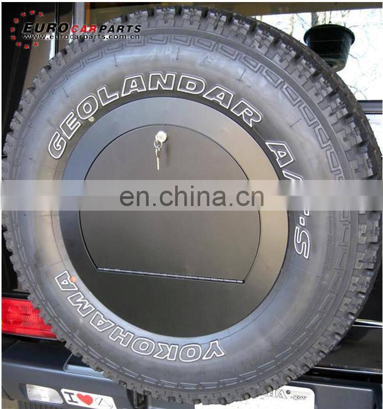 G wagon rear spare wheel cover with lockable compartment for G-class W463 all year G500 spare wheel compartment