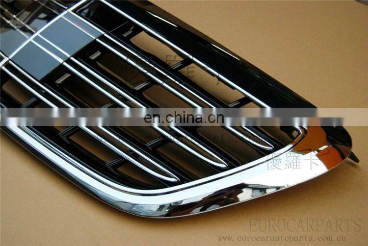 S65 front grill fit for MB S CLASS w222 S320 S400 S500 S600 S63 2013 year UP to S65 style racing grille