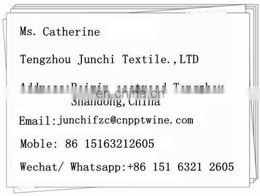 1000D 40tpm twist yarn pp multifilament yarn