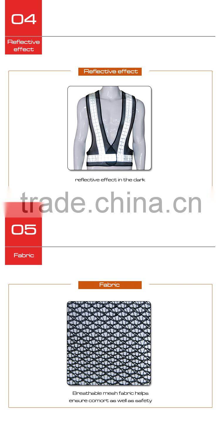 Cheap high visible road safety reflective vest RF007L