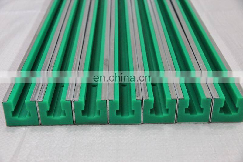 Self Lubrication thermoplastic chain guide slide roller linear guide rail