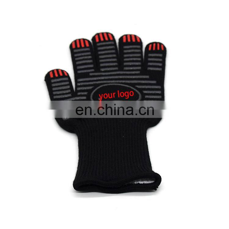 Insulated Barbecue Gloves Oven 932f Extreme Heat Resistant BBQ Glove Heat Resistant Grill Glove