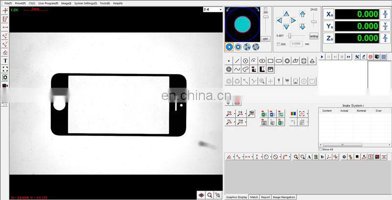 High Precision One Button Rapid Vision Image Measuring Instrument With Powerful Software