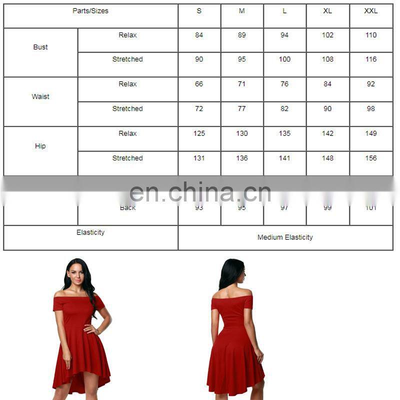 Manufacturer wholesale short-sleeved one-shoulder irregular skirt dress plus size
