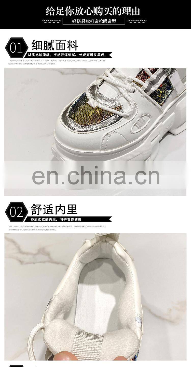 Factory direct sale Christmas high-top thick-soled luxury fashion all-match trend custom leather shoes breathable sneakers