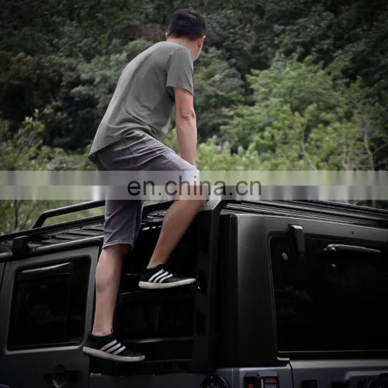 Roof Luggage With Ladder for Jeep Wrangler JK Parts Roof Rack for Jeep Wrangler Accessories
