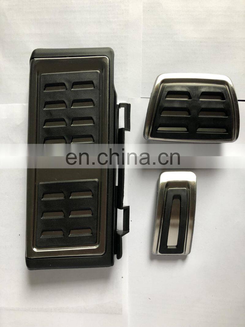 AT Gas Brake Footrest Pedal Pad Cover For Golf 7 MK7